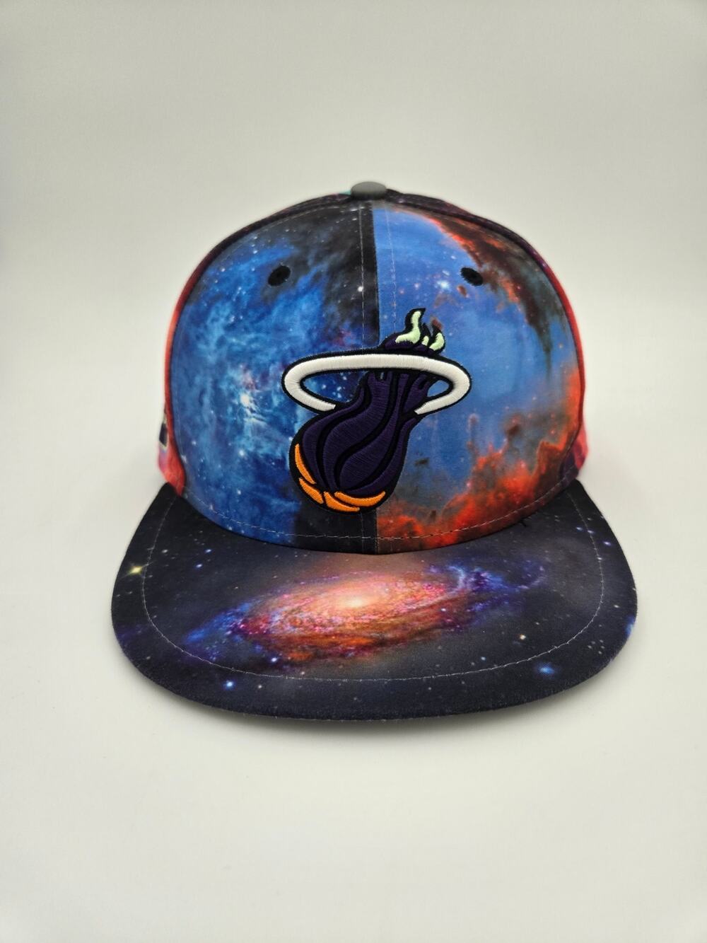 New Era 59FIFTY Miami Heat Galaxy Intergalactic Fitted Hat 7 1/4 NBA Cap